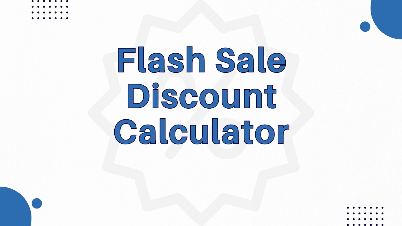 Flash Sale Discount