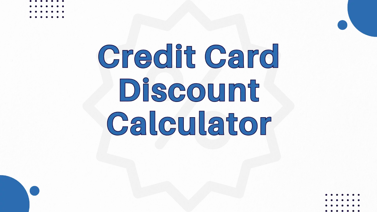 Credit Card Discount